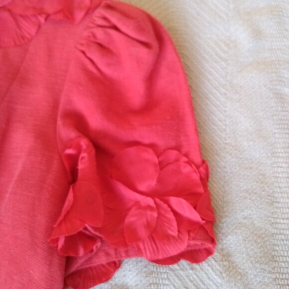 NWT! Antonio Melani Dress ONLY $79! RETAIL$299! Willow Floral Applique Neck Sz 2 - Picture 11 of 12